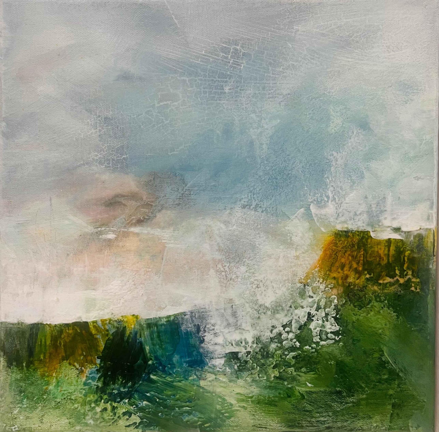 A Long Quiet Bloom Original Painting - Nicola Briggs - Ceramics & Art