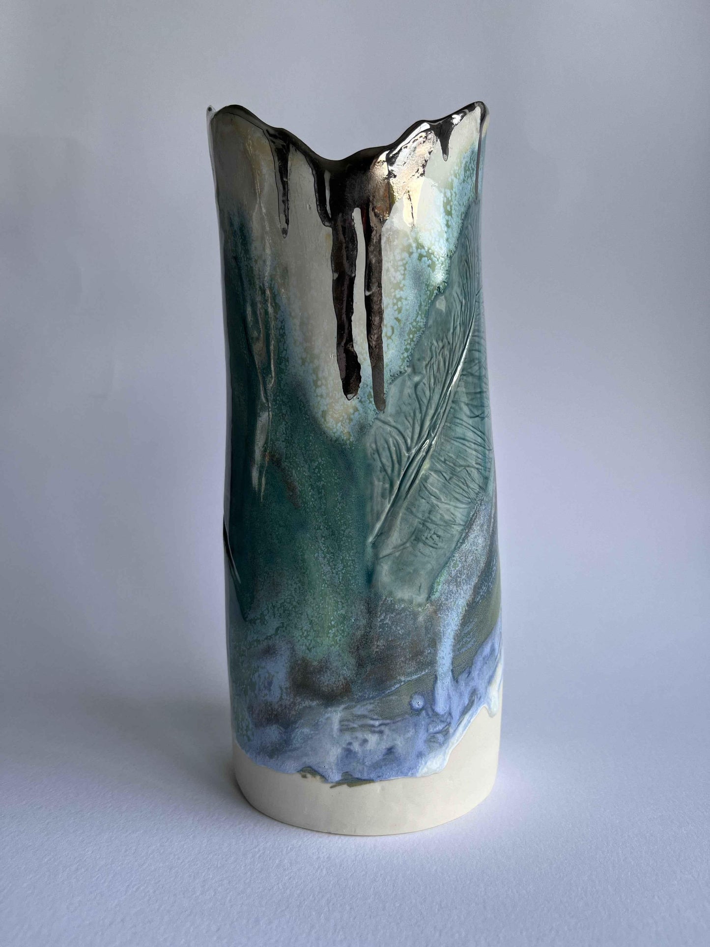 Feather Vase in Porcelain - Inspired by Nature - Made to Order - Nicola Briggs - Ceramics & Art