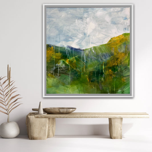 The Day Unfolded - Original Atmospheric Landscape Painting