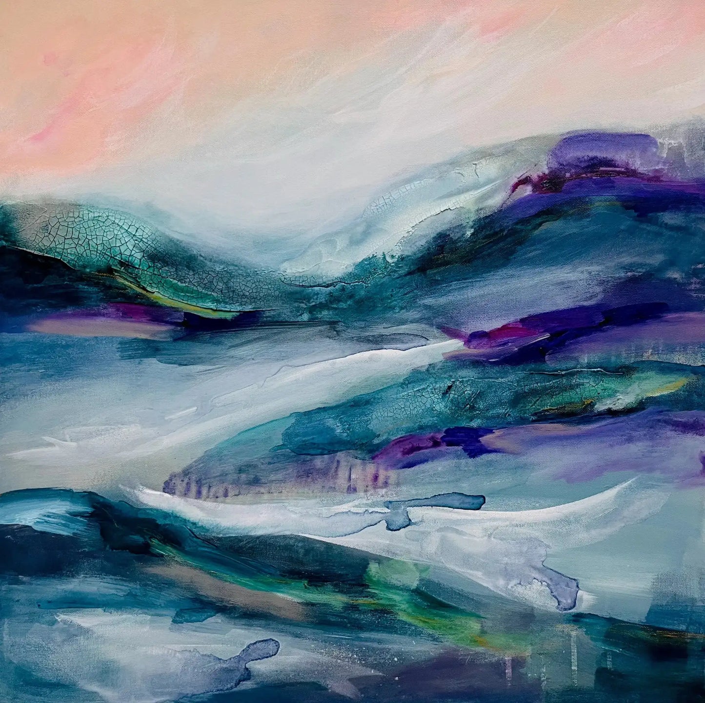 Mountain Whisper - Abstract Wall Art