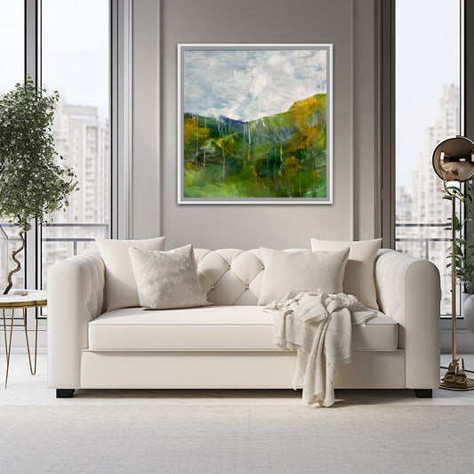 The Day Unfolded - Original Atmospheric Landscape Painting