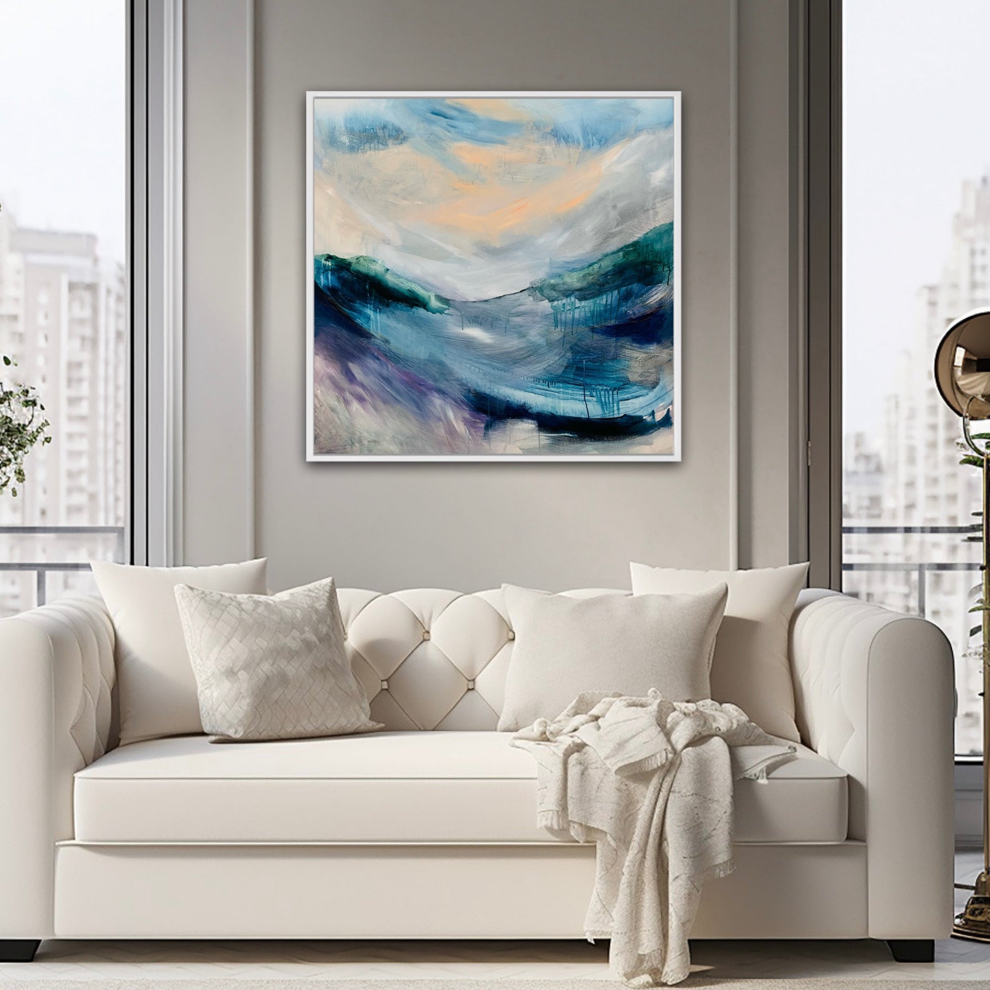 atmospheric landscape painting by Nicola Briggs 