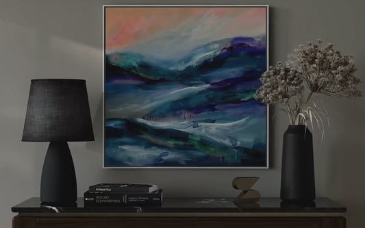 Mountain Whisper - Abstract Wall Art